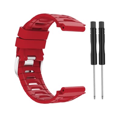 Klockarmband silikon Röd Garmin 920XT
