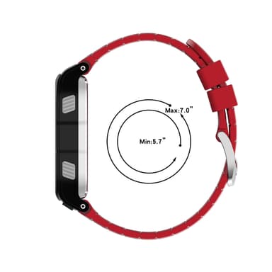 Klockarmband silikon Röd Garmin 920XT