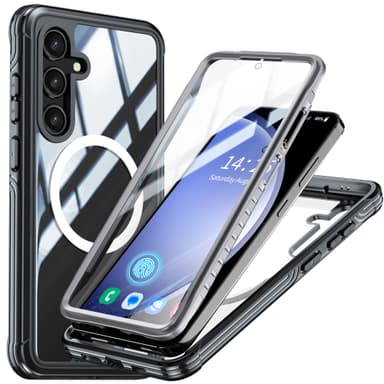 Fallsäkert och repsäkert mobiltelefonfodral för Samsung Galaxy S24 Ser