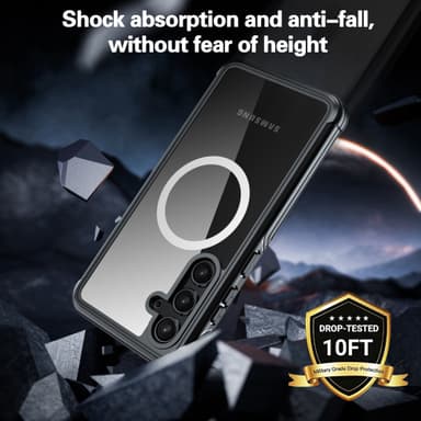 Fallsäkert och repsäkert mobiltelefonfodral för Samsung Galaxy S24 Ser