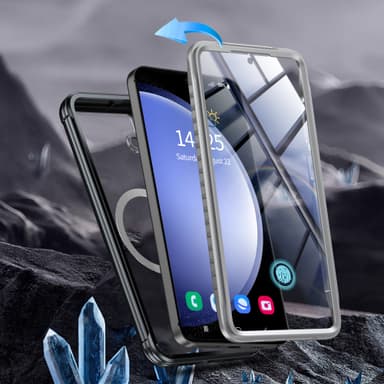 Fallsäkert och repsäkert mobiltelefonfodral för Samsung Galaxy S24 Ser