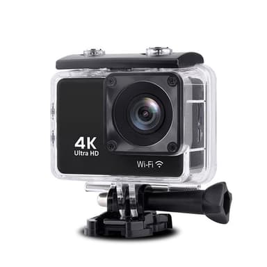 Actionkamera 4K Wi-Fi 16Mpx med tillbehör