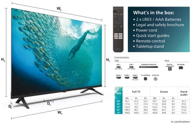 Philips 55" PUS7009 4K LED Smart TV (2024)