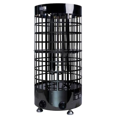 Vasta Bastuaggregat Ignite 6kw, black steel, fast, 5-8m3