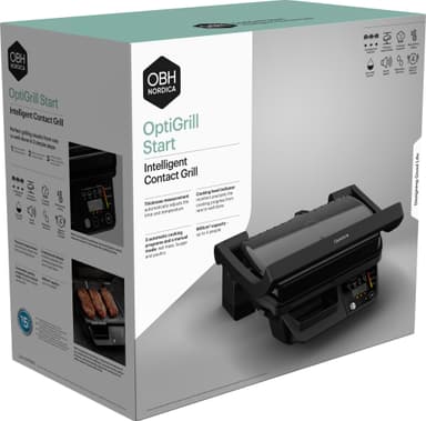OBH Nordica OptiGrill bordsgrill GO7P08S0 (svart)