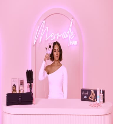 Mermade Pro Waver locktång 4009 (rosa)