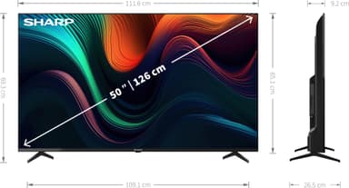 Sharp 50" GL4760E 4K LED Smart TV (2024)