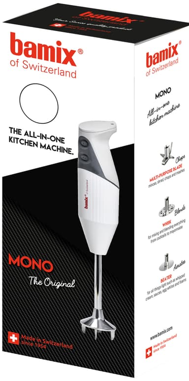 Bamix Mono 200W stavmixer 26545 (svart)