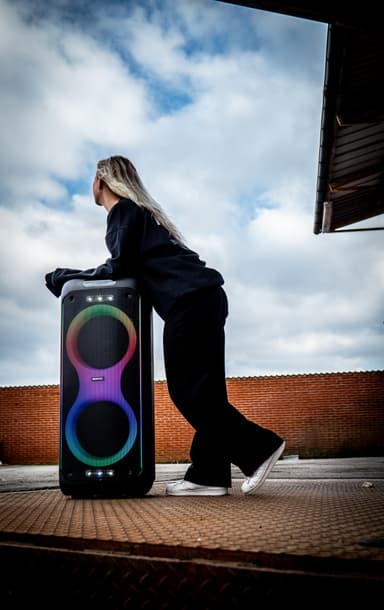 BOOMZ Raver Party högtalare med ljus
