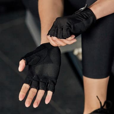Unisex Pull-ups Fitness Sport Handskar Halkfria Halvfingerhandskar