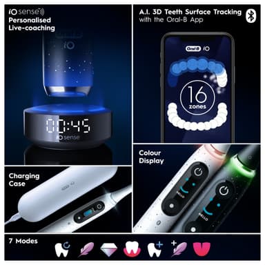 Oral-B iO 10 eltandborste 387255 (Stardust White)