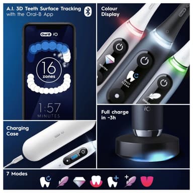 Oral-B iO 9s eltandborste 387224 (vit)