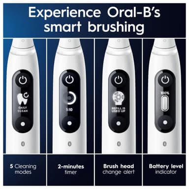 Oral-B iO 7s eltandborste 387033 (vit)