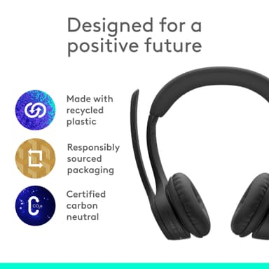 Logitech Zone 300 trådlöst headset (grafit)