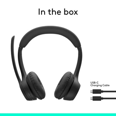 Logitech Zone 300 trådlöst headset (grafit)