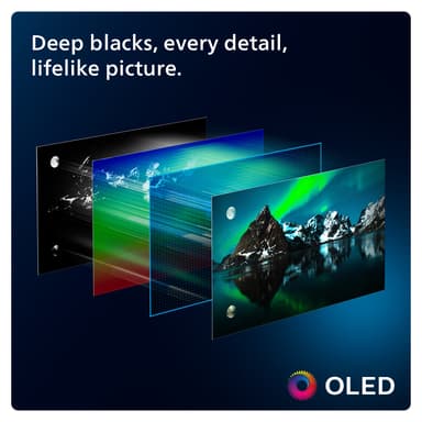 Philips 77" OLED809 4K OLED Ambilight Smart TV (2024)