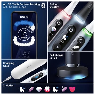 Oral-B iO 9s eltandborste 387071 (svart onyx)