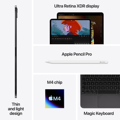 iPad Pro 13" M4 2TB NT WiFi + 5G (Silver)