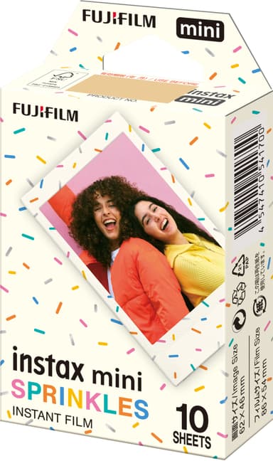 Fujifilm Instax Mini Sprinkles snabbfilm (10-pack)