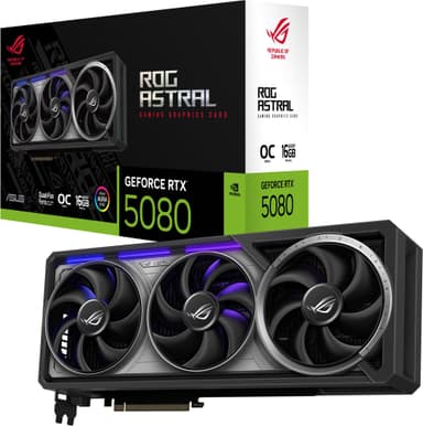 ASUS GeForce RTX 5080 ROG ASTRAL Gaming 16GB OC grafikkort