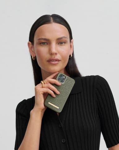 Atelier Case iPhone 8/7/6/6S/SE Khaki Croco