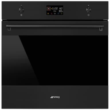 Smeg Serie Linea Inbyggnadsugn med mikro SO6302M2N (svart)
