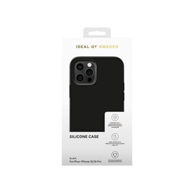 Silicone Case iPhone 12/12P Black