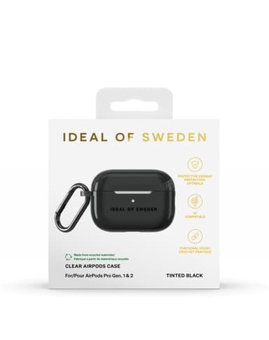 Clear AirPods Case PRO 1/2 Tinted Black