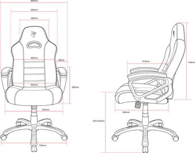 Arozzi Enzo Gamingstol (svart)
