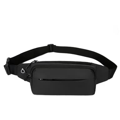 Canvas Fanny Pack Svart