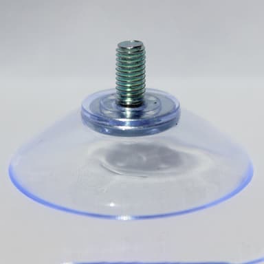 Starka sugkoppar med skruvar 50-pack Transparent 45 mm