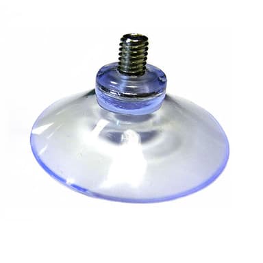 Starka sugkoppar med skruvar 50-pack Transparent 45 mm