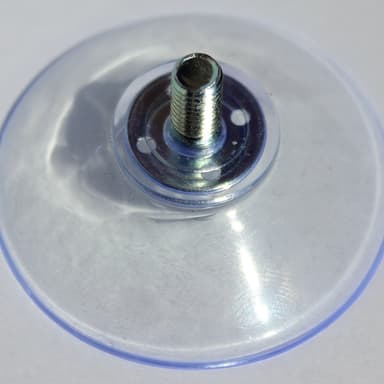 Starka sugkoppar med skruvar 50-pack Transparent 45 mm