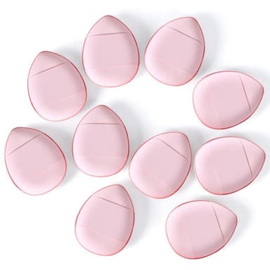 Finger Puff Makeup Svampar 10-pack Rosa