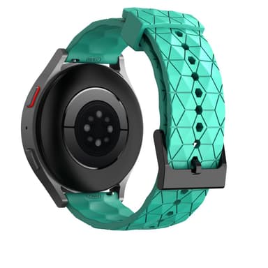 Fotbollsmönster klockband silikon Grön 22 mm Samsung Galaxy Watch 5/5