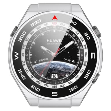 Smart klockfodral med skärmskydd Silver Huawei Watch Ultimate