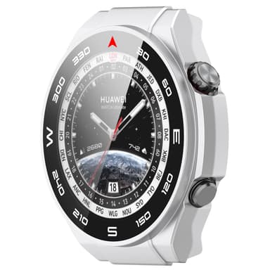 Smart klockfodral med skärmskydd Silver Huawei Watch Ultimate