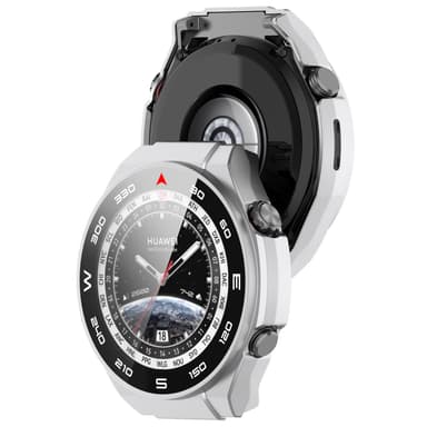 Smart klockfodral med skärmskydd Silver Huawei Watch Ultimate