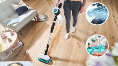 Bosch Serie 7 Unlimited Sladdlös Skaftdammsugare BCS71HYG4