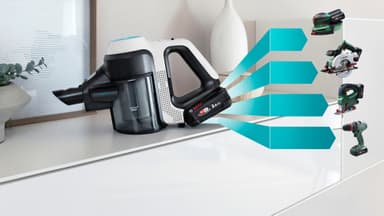 Bosch Serie 7 Unlimited Sladdlös Skaftdammsugare BCS71HYG4