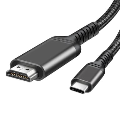 4K 60Hz Adapterkabel USB C till HDMI-Kabelkonverterare Svart 200 x 0.9