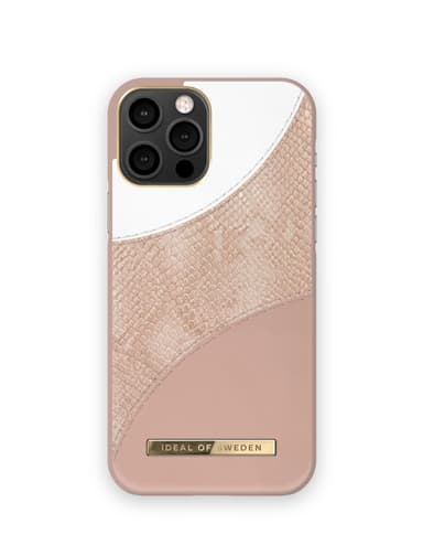 Atelier Case iPhone 12/12P Blush Pink Snake
