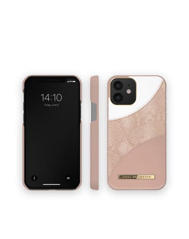 Atelier Case iPhone 12/12P Blush Pink Snake