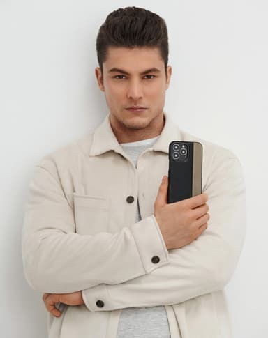 Atelier Case iPhone 12/12P Charcoal Black