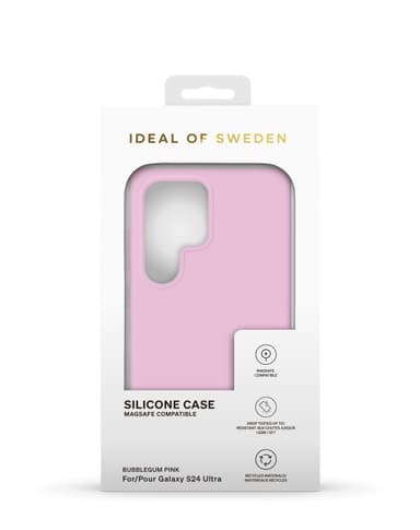 Silicone Case MagSafe Galaxy S24U Bubblegum Pink