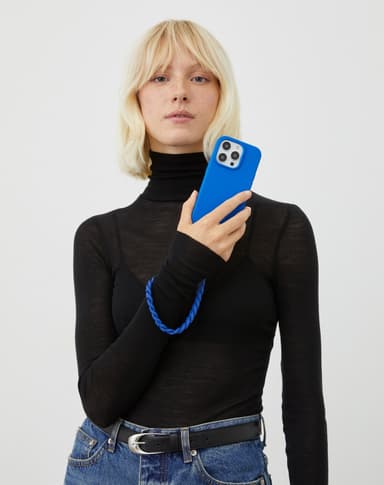 Silicone Case iPhone 14PM Cobalt Blue