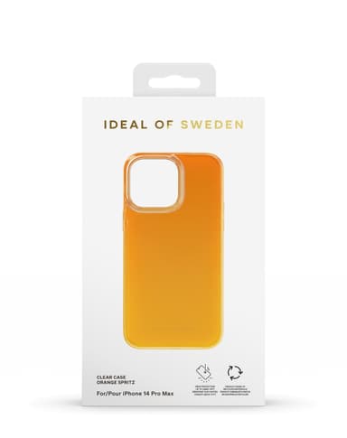 Clear Case iPhone 14PM Orange Spritz