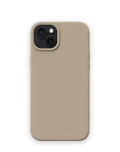 Silicone Case MagSafe iPhone 15PL Beige