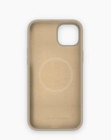 Silicone Case MagSafe iPhone 15PL Beige