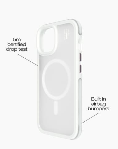 Ideal Bumper Case MagSafe iPhone 13/14 Cloudy White